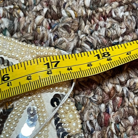 NWT Vintage Liz Claiborne 100% Silk Beaded Vest Glam Formal M - Picture 11 of 13